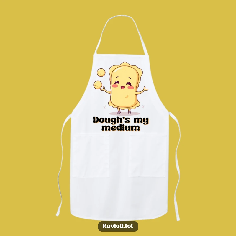 Funny Ravioli Juggling Cheese Balls Apron - Protect Your Clothes & Spread Laughter!