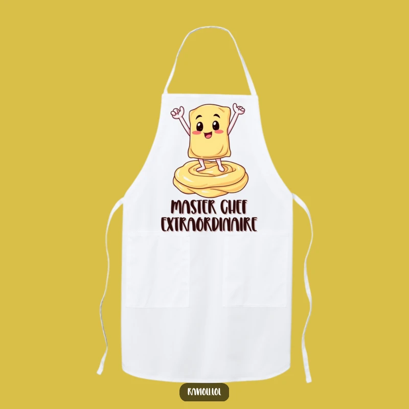 Funny Ravioli Chef Victory Apron - Italian Cooking Celebrate Gift