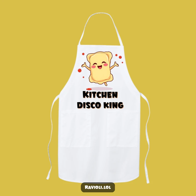 Funny Ravioli Dance Chef Apron - Italian Party Cooking Gift