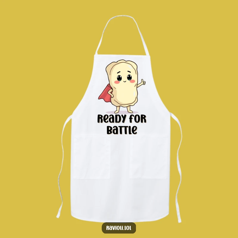 Funny Ravioli Chef Apron: Cook Like a Hero, Eat Like a Champion