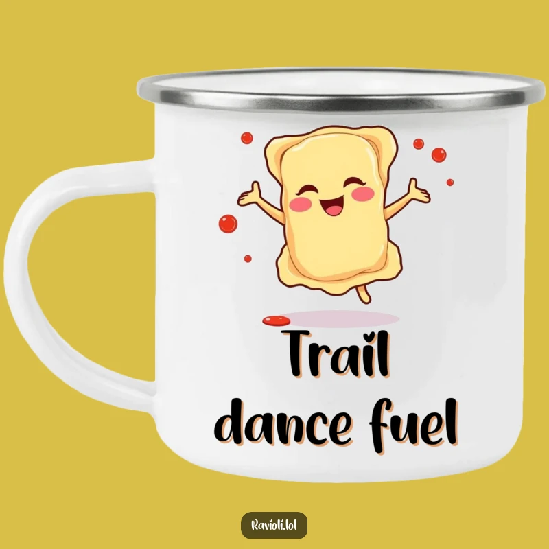 Funny Ravioli Dance Camp Mug - Outdoor Italian Party Gift