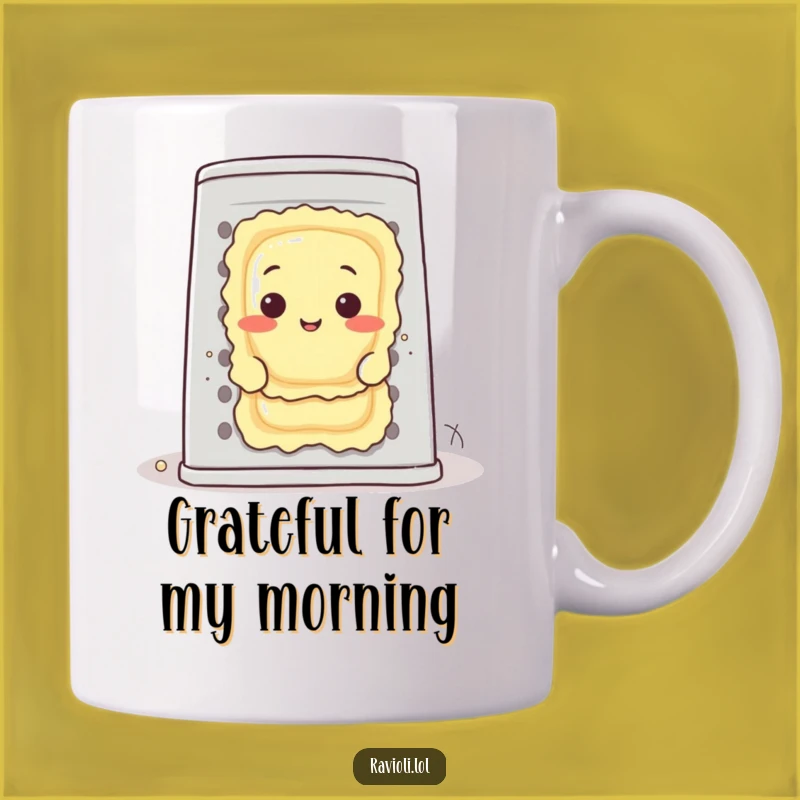 Funny Ravioli Cheese Grater Mug - Hilarious Italian Foodie Gift for Pasta Lovers