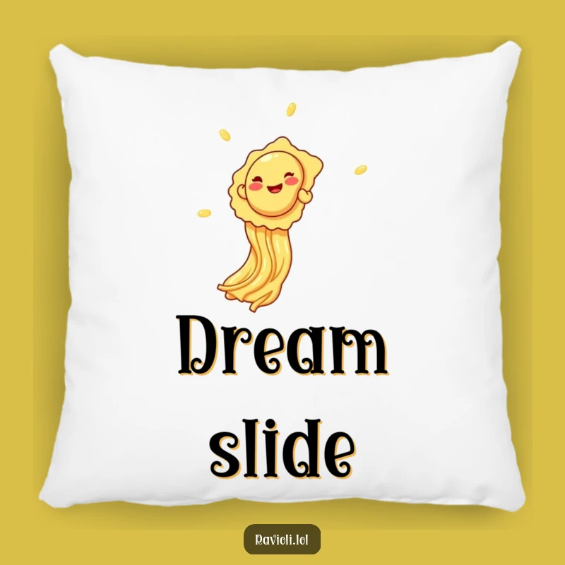 Funny Giggle Ravioli Pillow: Snuggle with Joy in This Hilarious Funny Gift