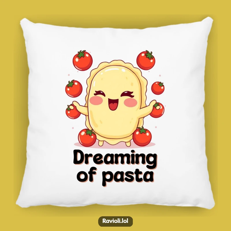 Funny Ravioli Juggling Pillow: Cozy Comfort with a Taste of Humor