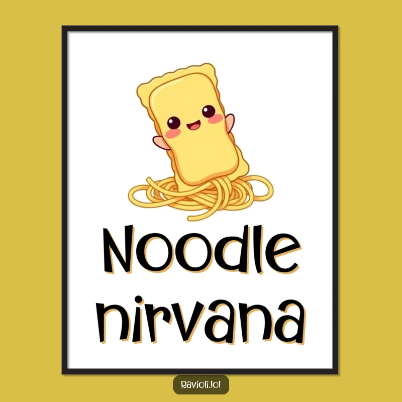 Funny Ravioli Spaghetti Slide Digital Art - Instant Pasta Humor Download