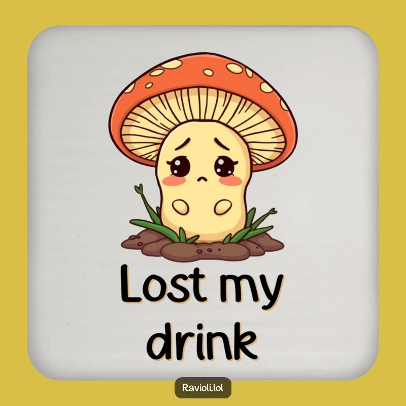 Funny Confused Ravioli Coasters: Protect Surfaces with This Hilarious Funny Gift Set