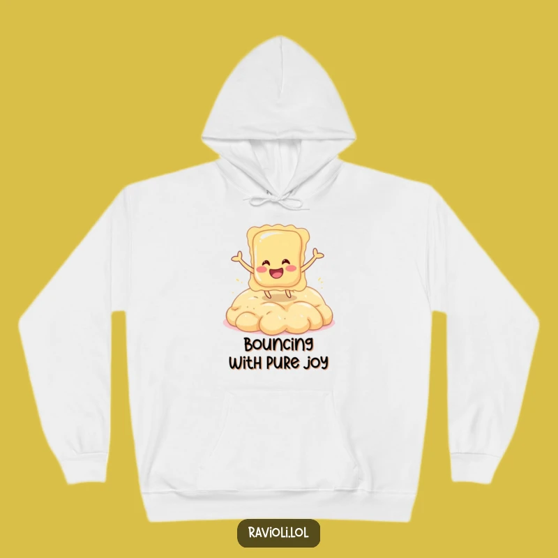 Funny Ravioli Dough Bounce Hoodie: Cozy Up with Italian Comfort