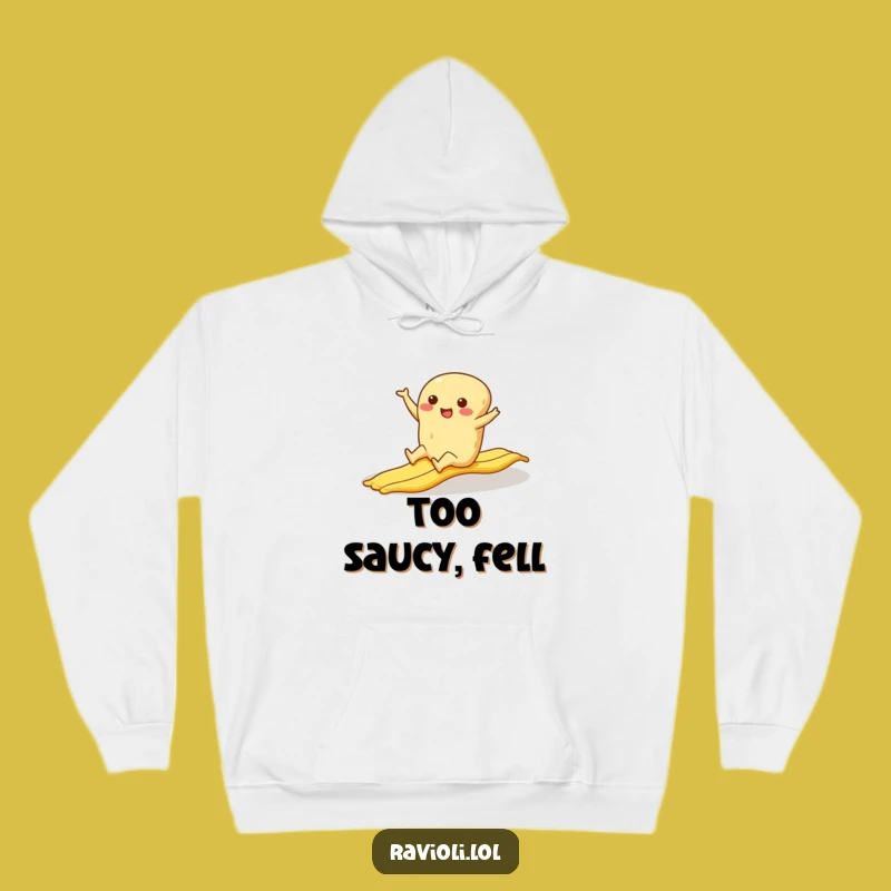 Funny Ravioli Banana Slip Hoodie: Warm and Hilarious Cartoon Comfort Gift