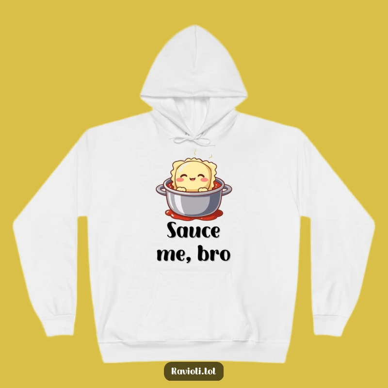 Funny Ravioli Pot Peek Hoodie - Comfy & Hilarious Silly Face Gift