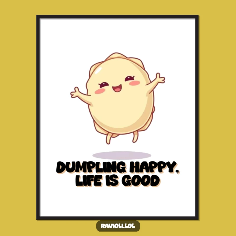 Funny Free Printable Ravioli Wall Art: Joyful Pasta Decor for Playful Spaces!