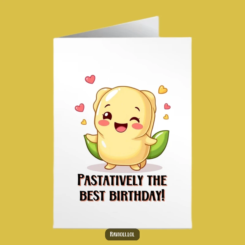 Free Printable Ravioli Juggling Peas Birthday Card: Hilarious Downloadable Gift for Foodies