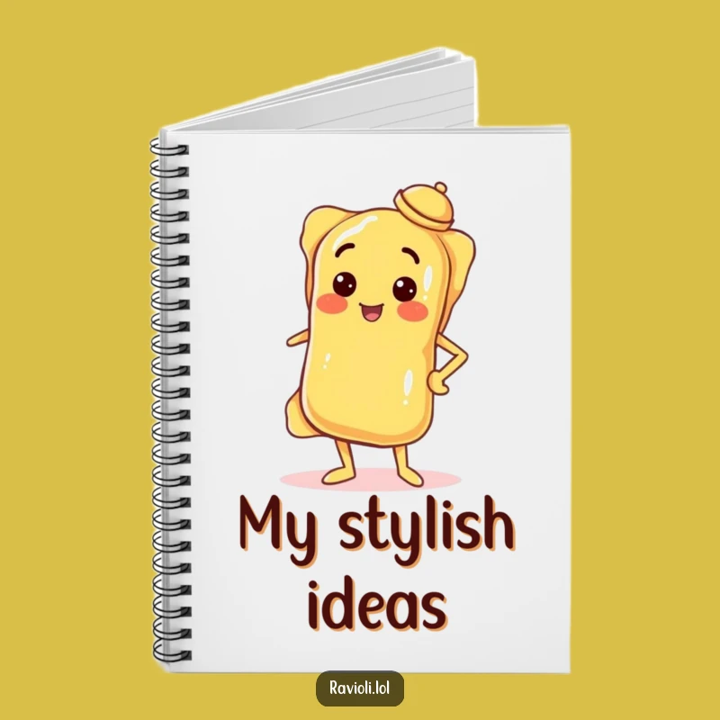 Funny Confident Ravioli Notebook: Jot Down Ideas with Italian Flair