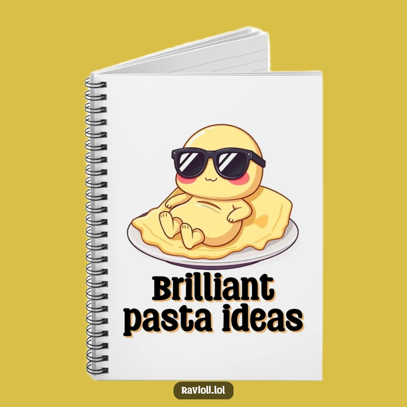 Funny Ravioli Dream Journal: Hilarious Italian Food Character Notebook