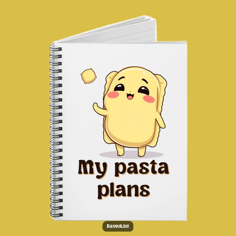Funny Ravioli Notebook: Jot Down Recipes & Fun Ideas