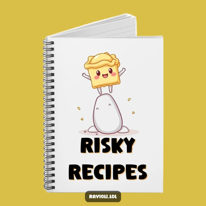 Funny Ravioli Salt Shaker Notebook - Journal Your Funny Thoughts