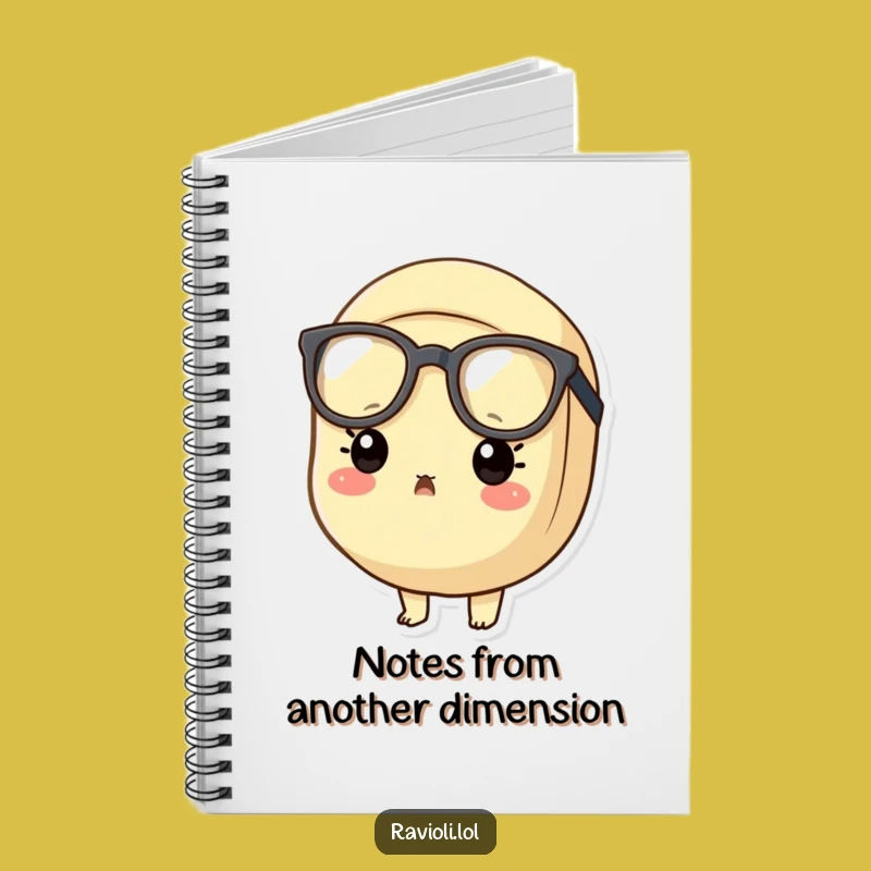 Funny Surprised Ravioli Notebook - Jot Down Astonished Ideas!