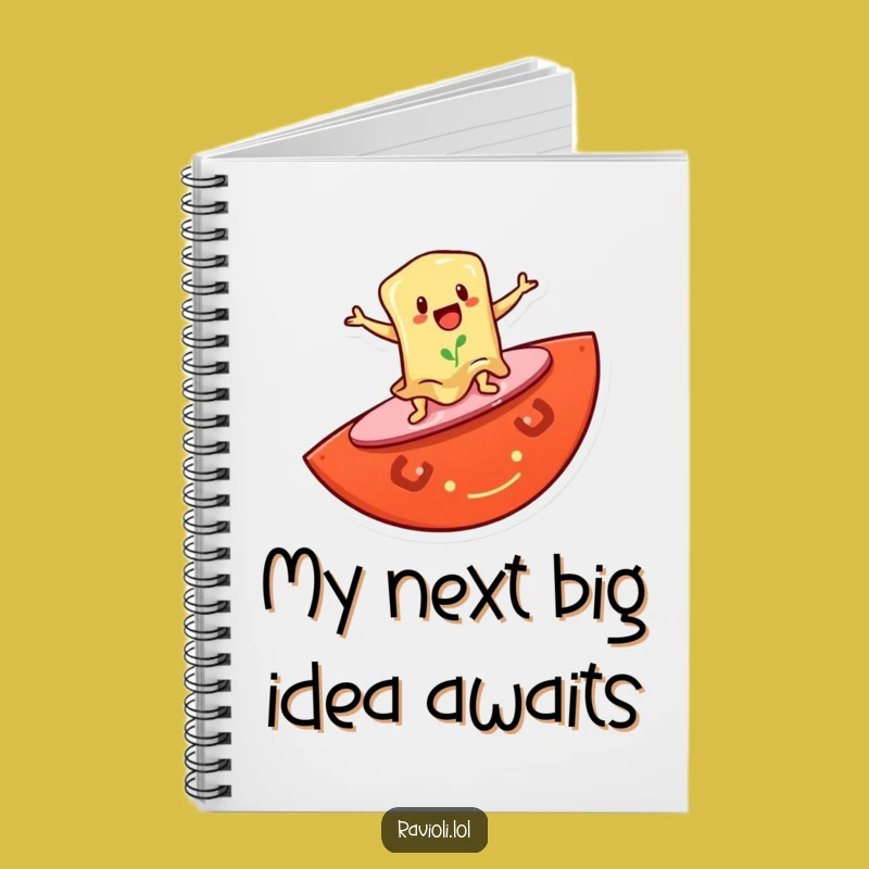 Funny Ravioli Surf Notebook: Jot Down Ideas with Hilarious Flair
