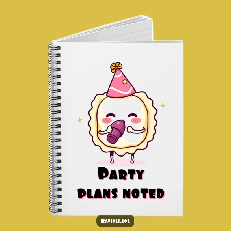 Funny Party Ravioli Notebook: Italian Pasta Celebration, Perfect Festive Journal
