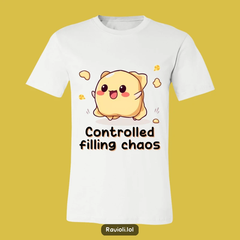 Funny Tripping Ravioli T-Shirt - Pasta Spill Joy Funny Gift!