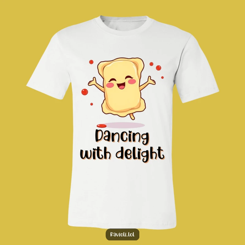 Funny Ravioli Sauce Splatter Dance Tee - Italian Party Shirt