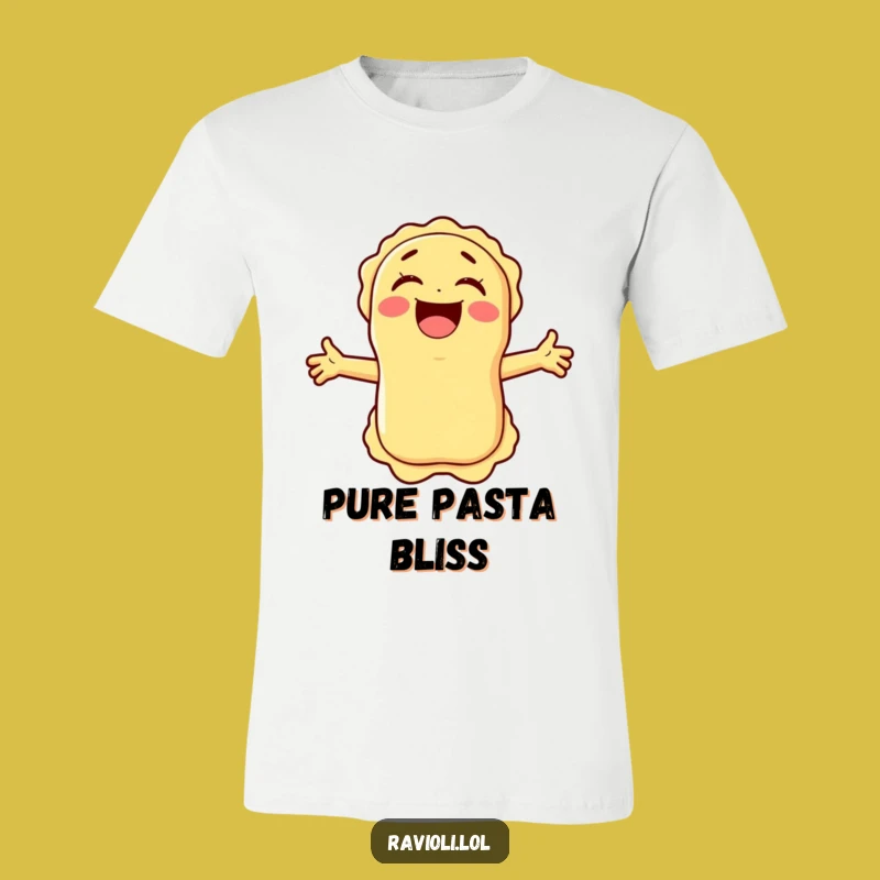 Funny Laughing Ravioli T-Shirt - Hilarious Italian Food Shirt, Perfect Gift