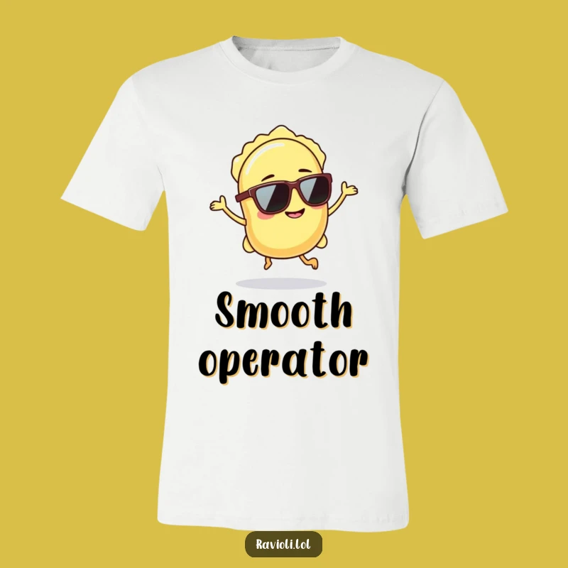 Funny Ravioli Sunglasses Hop T-Shirt - Cool Pasta Vibes