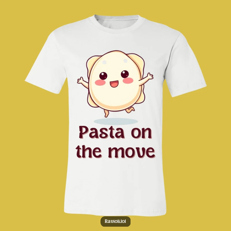 Funny Skipping Ravioli T-Shirt: Wear Your Pasta Personality