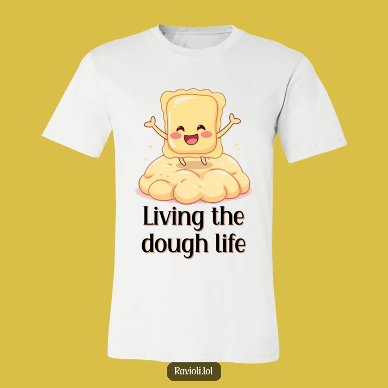 Funny Ravioli Dough Jump T-Shirt: Wear Your Pasta Passion