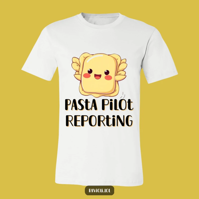 Funny Ravioli Flying T-Shirt: Hilarious Pasta Wings Tee, Perfect Gift