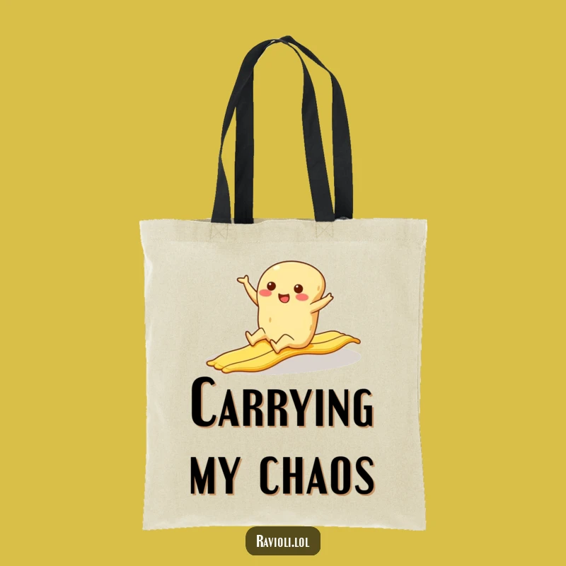 Funny Ravioli Banana Slip Tote Bag: Carry Your Laughs in Style Gift