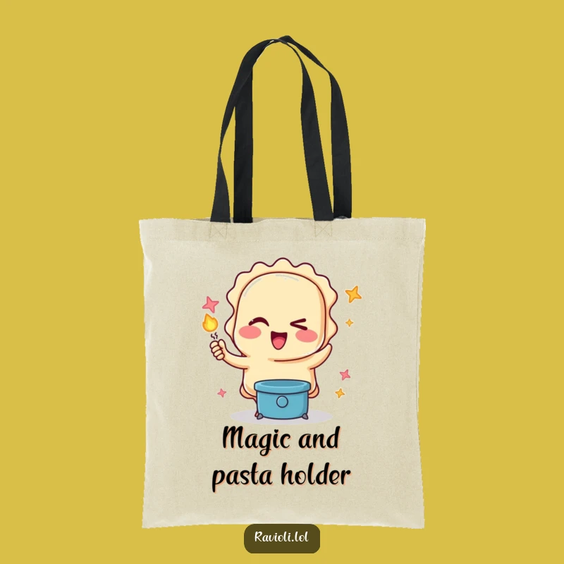 Funny Ravioli Magic Tote Bag: Carry Your Essentials with Hilarious Flair