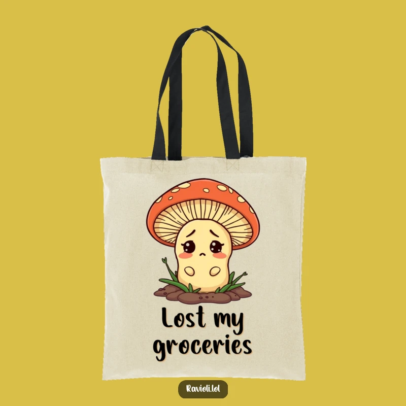 Funny Confused Ravioli Tote Bag: Carry Your Bewilderment in This Hilarious Funny Gift